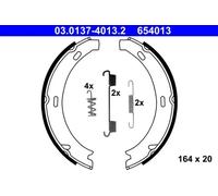 Juego de zapatas de frenos, freno de estacionamiento 03.0137-4013.2 ATE