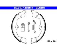 ATE Juego de zapatas de frenos, freno de estacionamiento para HONDA: Accord (Ref: 03.0137-4019.2)