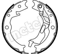 Juego de zapatas de frenos, freno de estacionamiento 53-0052 METELLI para DAEWOO