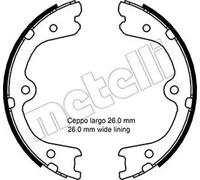 Juego de zapatas de frenos, freno de estacionamiento 53-0298 METELLI para NISSAN