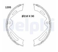 DELPHI LS2179 Zapatas de freno de mano