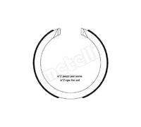 Juego De Zapatas De Frenos Freno De Estacionamiento Metelli 53-0483 para Hyundai