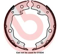 Juego de zapatas de frenos, freno de estacionamiento S 56 545 BREMBO para NISSAN