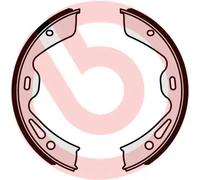Brembo Juego de zapatas de freno de mano S 65 504 para Porsche Panamera 180 mm
