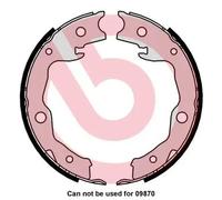 Juego de zapatas de frenos, freno de estacionamiento S 83 568 BREMBO para NISSAN