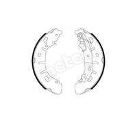 Juego De Zapatas De Frenos Metelli 53-0487 para Fiat Opel Ram Eje Trasero