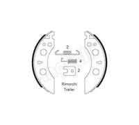 Juego De Zapatas De Frenos Metelli 53-0592 para