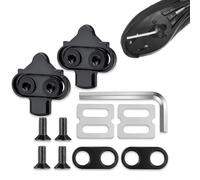 Juego de zapatillas, para pedales Shimano SPD, placa antideslizante, incluye tornillos y arandelas, para bicicleta de montaña, bicicleta de carretera, zapatos de ciclismo en interiores