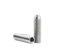 Juego De Zócalos Hexagonales 2 A 5 Uds., Tornillo Punta Bola Acero Inoxidable M8 M10 M12, Tornillos, Posicionamiento Émbolos Resorte(16mm,M12 (2 pieces))