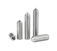 Juego de zócalos hexagonales de acero inoxidable 304, punta cónica for tornillos, M2 a M12, 2-50 unidades por paquete(4mm,M4 20pcs)