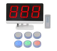 Juego de zumbador inalámbrico para juegos de preguntas con monitor de host, 10 zumbadores de respuesta, 3 modos y 4 estados para espectáculo familiar de juegos en el aula