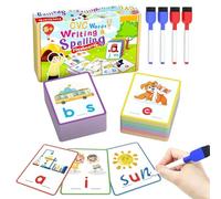 Juego Deletreo | Juegos Educativos De Ortografía - Herramienta Educativa Tarjetas Didácticas Escritura Niños 3 A 6 Años Escuela Infantil Hogar