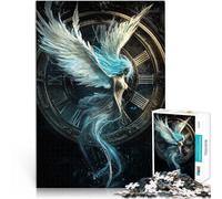 Juego desafiante ángel del Tiempo Puzzles de 1000 Piezas para Adolescentes 26x38cm Cada Pieza es única: un desafiante y Divertido Juego Familiar para Mayores de 14 años