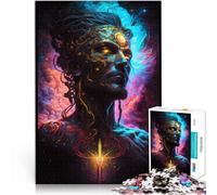 Juego desafiante Dios de neón Rompecabezas para Adultos de 1000 Piezas 26x38cm con Piezas de Formas aleatorias Que se entrelazan Completamente Apto