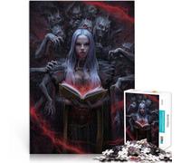 Juego desafiante El Libro del Demonio Rompecabezas para Adultos 1000 Piezas 50x75cm con Piezas de Formas aleatorias Que se entrelazan Completamente para Mayores de 14 años