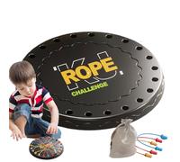 Juego Desafío Desatar La Cuerda - Juego De Mesa Estrategia Cerebral Para Pensamiento Lógico Y Coordinación Mano-Ojo | Rompecabezas Interactivo Padre-Hijo, Noche Familiar, Rompecabezas Portátil