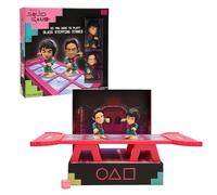 Juego Desafio El Puente de Cristal de El Juego Del Calamar, Mini Set, Recrea la Escena con 2 Figuras Exclusivas, Reto de la Serie de Netflix para Jugar y Exhibir, para Adultos a partir de 17 Años
