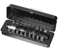 Juego destornillado de impacto 1/2" con adaptador y 18 puntas 5/16", 20 piezas