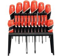Juego destornilladores electricista con soporte punta philips plano to