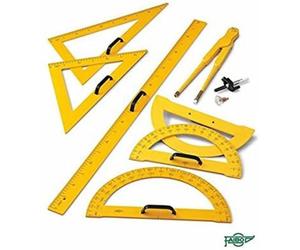 Juego Dibujo Pizarra FAIBO Magnético Plástico Amarillo 5 Piezas