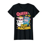 Juego Divertido del Casino del Jugador del póker de la Reina de la máquina Camiseta