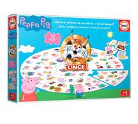 Educa - Lince Peppa Pig | Juego de Mesa Infantil con 70 Imágenes | Mejora Reflejos y Agudeza Visual | para Toda la Familia Desde 3 Años | Juego Educativo de Observación