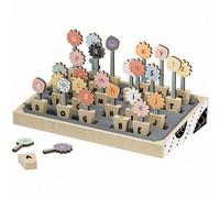 Juego educativo de madera Top Bright Jardín de flores ABC