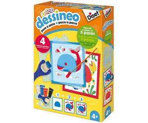 Juego Educativo DISET Dessineo Aprende A Pintar Animales