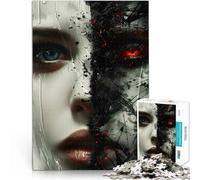 Juego Educativo Familiar Demonio en mí Puzzles de 1000 Piezas para Adolescentes 38x52cm Trato como Regalo para Toda la Familia