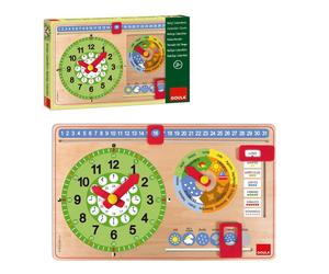 Juego Educativo GOULA, Reloj Calendario Castellano