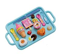 Juego educativo para niños - Juego de comida de juego, juego de comida de cocina de juego duradero, accesorio culinario realista, juego de cocina resistente, juego de cocina artificial, regalo fiable