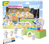Juego Educativo WASHIMALS 74-0257 Bluey 5 Mascotas + Bañera