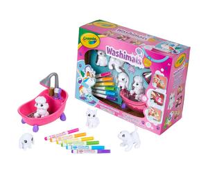 Juego Educativo WASHIMALS 74-7249, Set Mascotas + Bañera