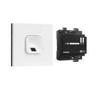 Juego ekey sLine FP en blanco para Siedle Vario Blanco