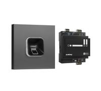 Juego ekey sLine FP en negro para Siedle Vario gris antracita