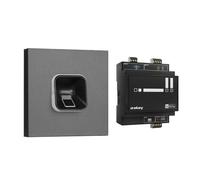 Juego ekey sLine FP en negro para Siedle Vario gris oscuro con...