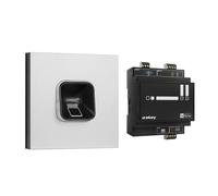 Juego ekey sLine FP en negro para Siedle Vario plateado metalizado