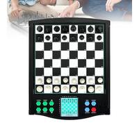 Juego electrónico de ajedrez con piezas magnéticas, 30 modos de juego, compatible con un jugador y dos jugadores, pantalla LCD para juegos familiares