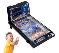 Juego electrónico de Pinball de Mesa, Mini Arcade con Luces LED, Efectos de Sonido realistas y Marcador Digital, Juguete de Escritorio de Estilo Retro, Regalo Ideal