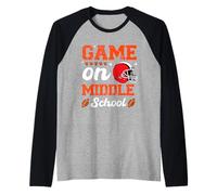 Juego En Escuela Secundaria Profesor De Fútbol De Regres Camiseta Manga Raglan