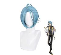 Juego Ensemblestars Es Crazy B Himeru Peluca Cosplay Azul Corto Resistente al calor Fiesta Carnaval Pelucas de cabello sintético