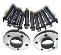 juego espaciadores ruedas 2 Uds 10MM 5x112 66,6 Kit De Espaciadores Para Cubo Rueda Forjado 15x1,25 Compatible Con Benz Para W204 W205 W206 C180 C200 C260 C300 C43 Para AMG(Black)