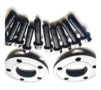 juego espaciadores ruedas 2 Uds 10MM 5x112 66,6 Kit De Espaciadores Para Cubo Rueda Forjado 15x1,25 Compatible Con Benz Para W204 W205 W206 C180 C200 C260 C300 C43 Para AMG(Silver)