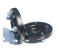 juego espaciadores ruedas 2 Uds 5x120 65,1mm 14x1,5 15mm Kit Espaciador De Rueda De Aluminio Compatible Con VW Para Touareg 7L 2.5TDi 2002 2003 2004 2005 2006 2007(Black)
