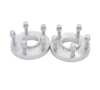 juego espaciadores ruedas Kit De Espaciadores Rueda Hubcentric 2 Piezas, Junta Brida Hubcentric, Accesorios Coche 5x120 72,6 M14 X 1,25, Compatible Con F30 E36 E60 E61 E90(Silver)