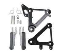 Juego Estriberas Delanteras Para CBR400 NC23 1988-1989 Estriberas Para Motocicleta(Black)