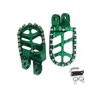 Juego Estriberas para TRANSALP 600 para XL600V 1987-1999 Reposapiés De Motocicleta Clavijas De Pie Piezas De Pedal De Apoyo Reposapiés De Motocicleta(Green)