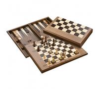 Juego Exclusivo De Ajedrez, Backgammon Y Damas - Con Cierre Magnético