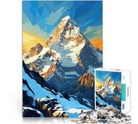 Juego Familiar para y Amantes de Las montañas Puzzles de 1000 Piezas para Adolescentes 50x75cm Juguetes de decoración del hogar Apto para Mayores de 14 años.