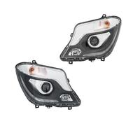 Juego Faro Delantero 12 V LED PY21W D3S/H7 Bi-Xenón HELLA para MERCEDES-BENZ